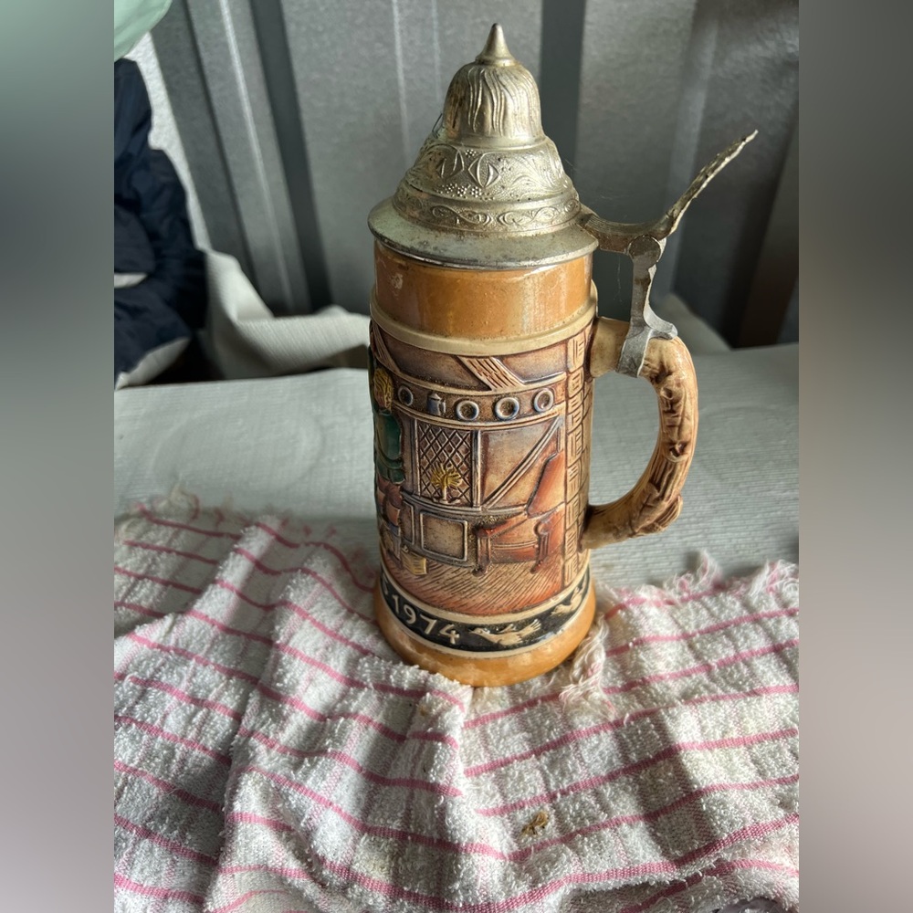 Vintage Schmid 1971 German Christmas Stein